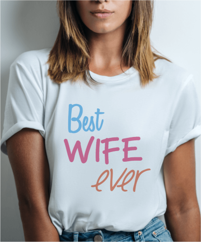 Koszulka z napisem dla męża - Best husband