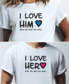 Koszulki dla pary - I love u