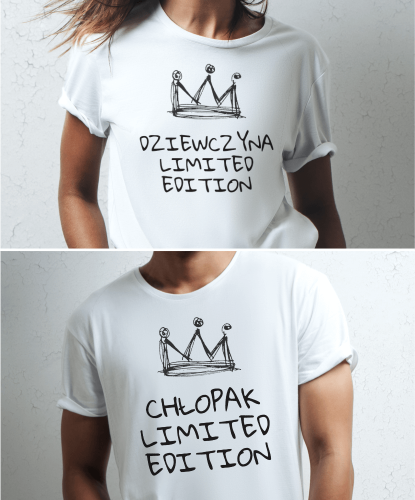 Koszulki personalizowane dla pary - Limited edition