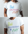 Koszulki personalizowane dla pary - Best ever