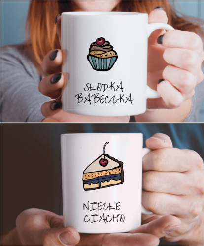 Kubki dla pary - Słodka para