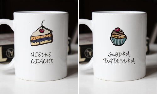 Kubki dla pary - Słodka para