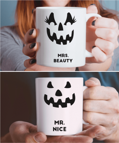 Kubki dla pary - Halloween