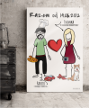 Personalizowany plakat na ślub i wesele