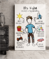 Plakat personalizowany na prezent dla dziecka