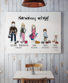 Plakat personalizowany rodzinny