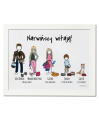 Plakat personalizowany rodzinny