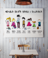Plakat personalizowany WNUCZKI