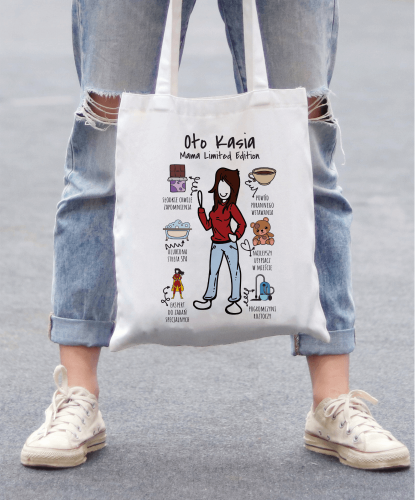 Torba personalizowana na prezent dla mamy