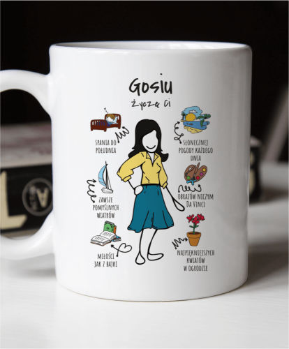 Kubek personalizowany na prezent  dla niej