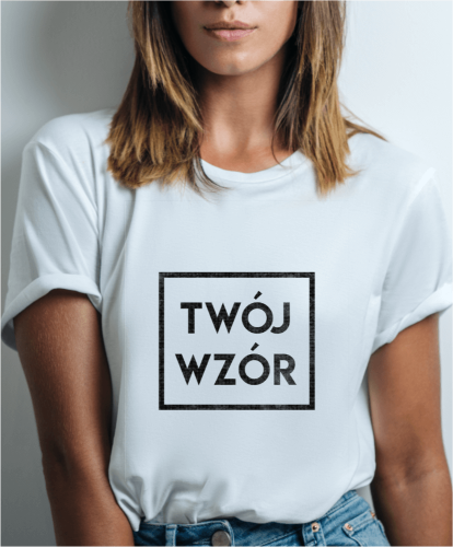 Koszulka z własnym napisem lub nadrukiem