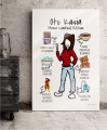 Plakat na prezent dla niej personalizowany
