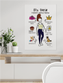 Prezent na Dzień Nauczyciela i zakończenie roku - plakat personalizowany