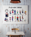 PLAKAT PERSONALIZOWANY NA PREZENT - "CAŁA RODZINKA"