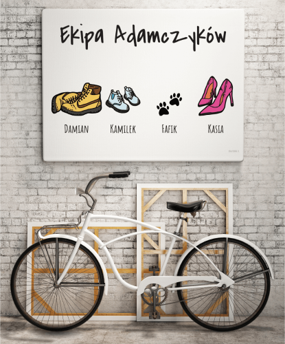 Plakat rodzinny personalizowany 