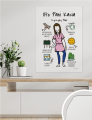 Personalizowany plakat na ciekawy prezent na Dzień Nauczyciela i zakończenie roku