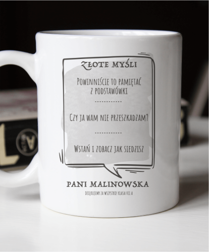 Kubek na prezent dla nauczyciela