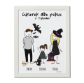 Plakat personalizowany RODZINA HALLOWEENOWA