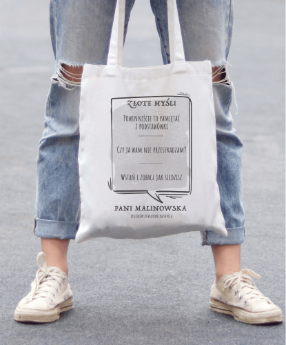 Torba na prezent dla nauczyciela 