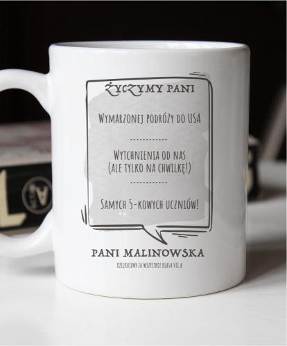 KUBEK NA PREZENT "ŻYCZYMY CI..."