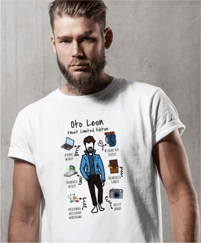 Torba rysowana z własnej podobizny