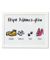 Plakat personalizowany "BUTY"