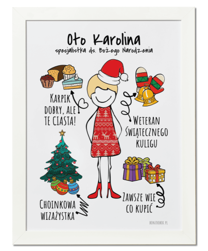 Plakat personalizowany na prezent 