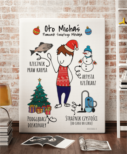 Plakat personalizowany na prezent  