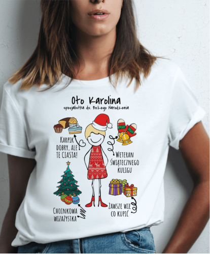 Koszulka na prezent świąteczny