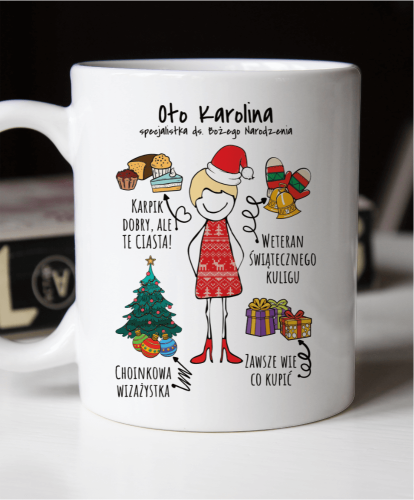 Torba personalizowana na prezent świąteczny