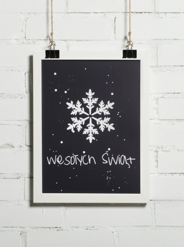 Plakat świąteczny