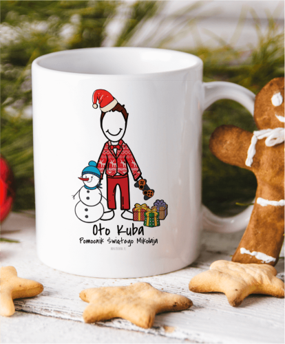 Kubek na prezent świąteczny