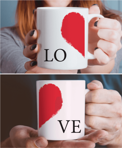 Kubki dla pary - Serce