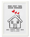 Plakat personalizowany na prezent z datą