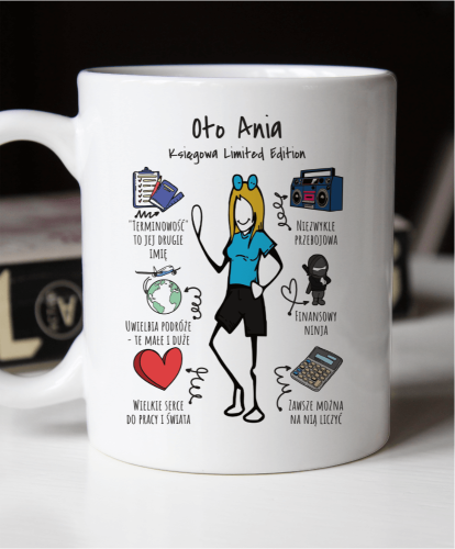 Kubek personalizowany dla koleżanki z pracy