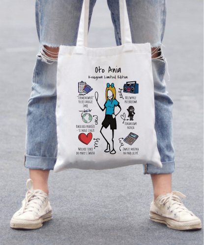 Torba personalizowana na prezent dla koleżanki z pracy