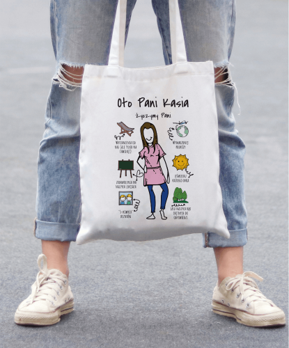 Torba personalizowana na prezent dla nauczyciela