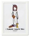 Plakat personalizowany na prezent pamiątkowy na komunię