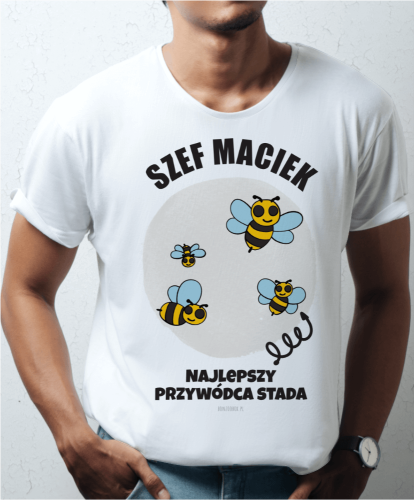 KOSZULKA PERSONALIZOWANA NA PREZENT DLA SZEFA