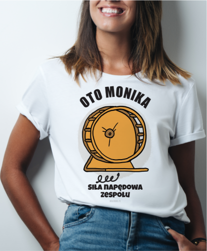 Koszulka personalizowana na prezent dla koleżanki z pracy