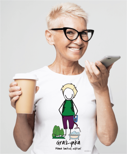 Koszulka personalizowana na prezent dla mamy