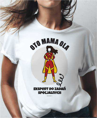 Koszulka personalizowana na prezent dla mamy 