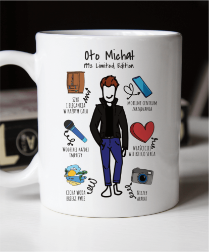 Kubek personalizowany na prezent urodzinowy