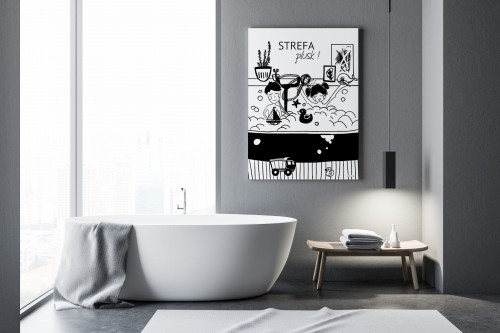 Plakat do łazienki  