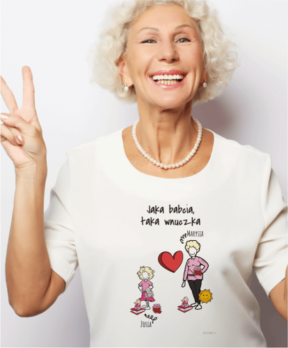 Koszulka personalizowana na prezent dla babci