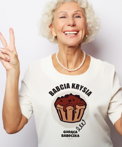Koszulka na prezent personalizowany dla babci 