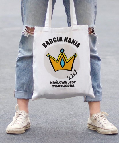 Torba na zakupy na prezent dla babci