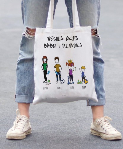 Torba personalizowana na prezent dla babci  