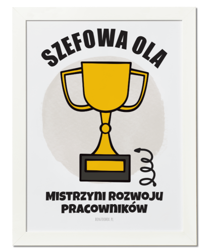 Koszulka personalizowana na prezent dla szefowej