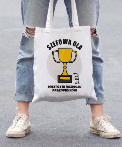 TORBA PERSONALIZOWANA NA PREZENT DLA SZEFOWEJ